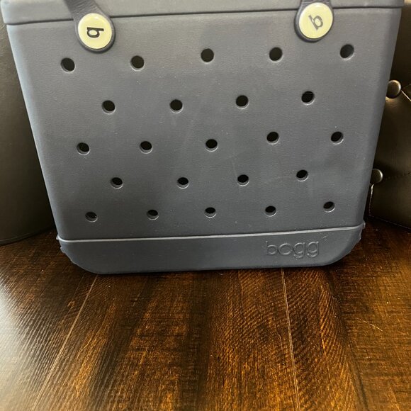 Bogg Bag Original Navy Tote with Clear Insert Minor Scuffs - Picture 5 of 6